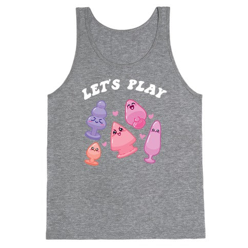 Let's Play (Kawaii Plugs) Tank Top